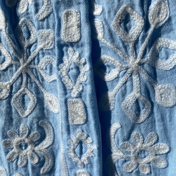 Like New NAOO Nation AK Outfits Boho Hippy Chic Off the Shoulder Top Size Medium - Picture 5 of 6